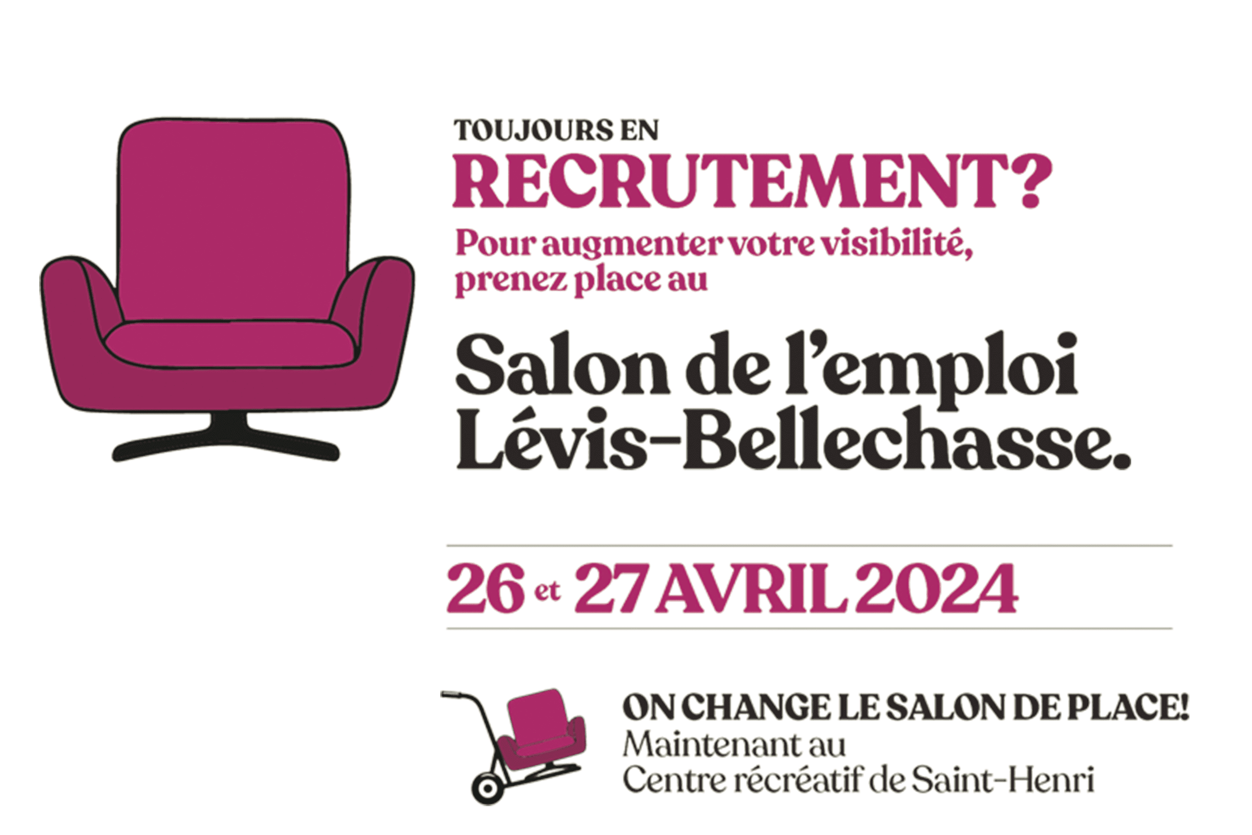 Salon de l'emploi Lévis-Bellechasse 2024